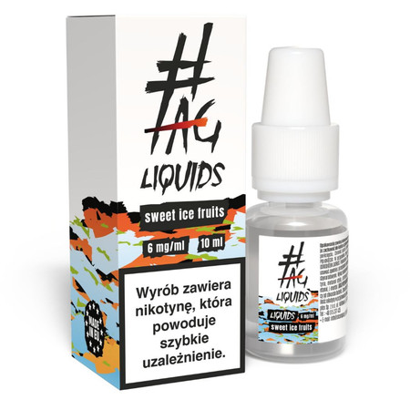 Liquid #TAG Classic 10ml - Sweet Ice Fruits 06mg