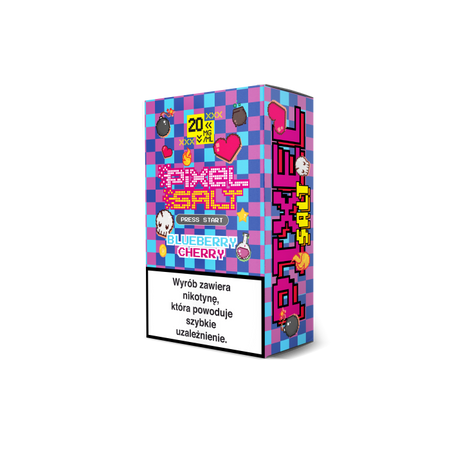 Liquid Pixel Salt 10ml - Blueberry Cherry 20mg