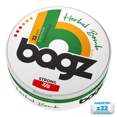 Никотиновые пакетики BAGZ Herbal Bomb 3/6 Strong