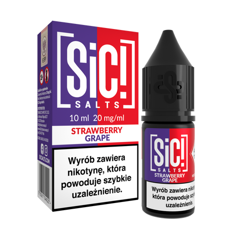 Lichid SIC! Salt 10ml - Strawberry Grape 20mg