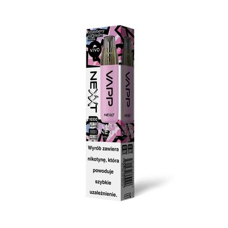 Disposable E-Cigarette VIVO VAPP NEXXT Strawberry ice cream 20mg