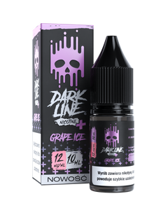 Lichid Dark Line Nicotine+ 10ml - Grape Ice 12mg