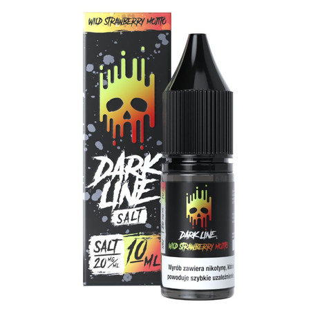E-liquid Dark Line Salt 10ml - Wild Strawberry Mojito 20mg