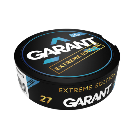 10 X Sachets de nicotine GARANT (Grant) Extreme - Ice Cool 50mg