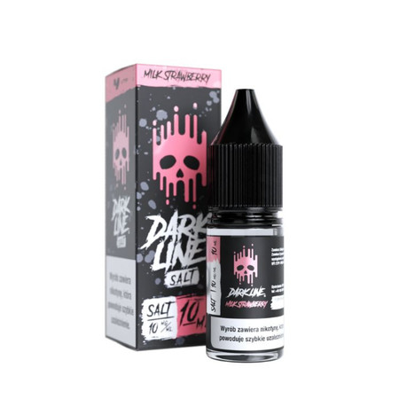 Liquid Dark Line Salt 10ml - Milk Strawberry 10mg