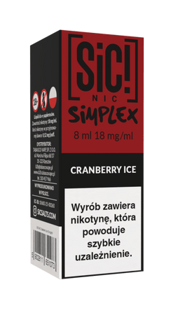 Жидкость SIC! NIC 8ml - Cranberry Ice 18mg