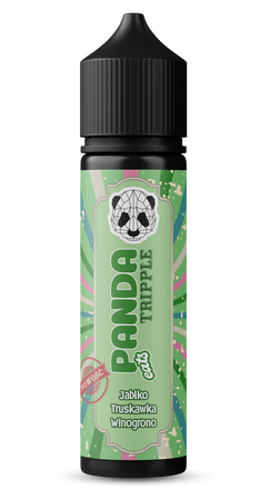 Лонгфiл Panda Tripple 10/60ml - Jabłko Truskawka Winogrono