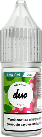 E-Liquid DUO 10ml - Dżakfrut Liczi 3mg