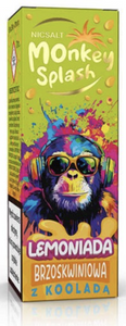 Жидкость Monkey Splash Salt 10ml - Lemoniada brzoskwiniowa Koolada 20mg