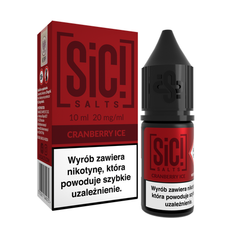 E-liquid SIC! Salt 10ml - Cranberry Ice 20mg