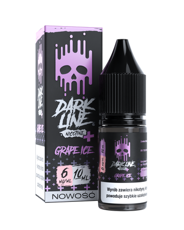 E-liquide Dark Line Nicotine+ 10ml - Grape Ice 06mg