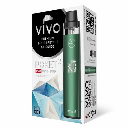 E-Cigarette POD VIVO Poket 2 Pro Open Green