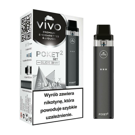 E-Cigareta POD VIVO Poket 2 Open Black