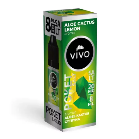 E-liquid VIVO Poket 8ml - Aloes Cactus Lemon 20mg