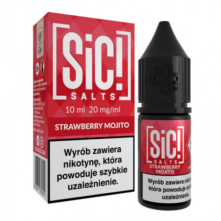 E-liquid SIC! Salt 10ml - Strawberry Mojito 20mg