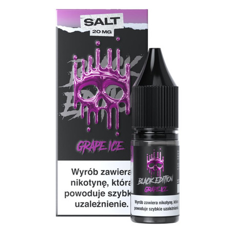 Liquid Dark Line Black Edition Salt 10ml - Grape Ice 20mg