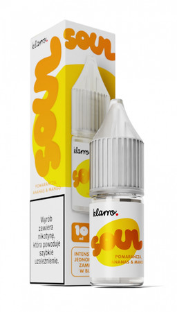 E-liquid Klarro Soul Salt 10ml - Pomarańcza Ananas Mango 20mg