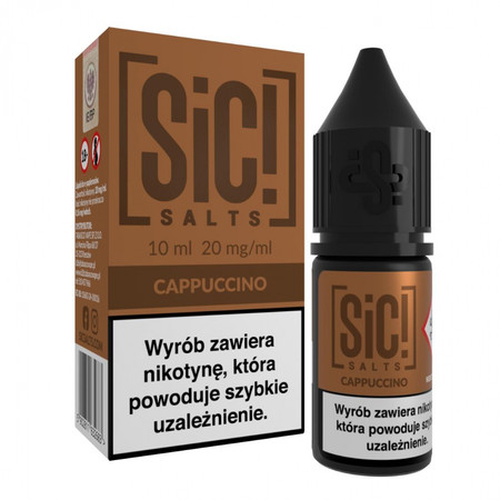 E-liquid SIC! Salt 10ml - Cappuccino 20mg