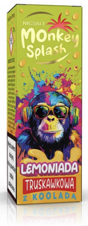 Lichid Monkey Splash Salt 10ml - Lemoniada truskawkowa Koolada 20mg