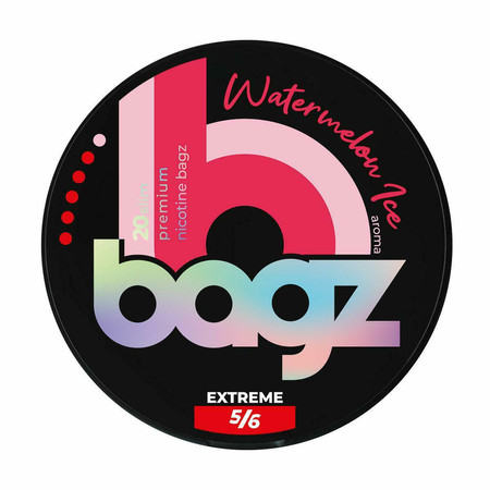 Nikotinpárnák BAGZ Watermelon Ice 5/6 EXTREME