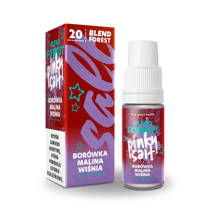 E-liquid Pinky Salt 10ml - Borówka Malina Wiśnia 20mg