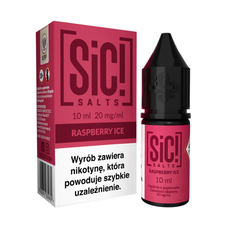 Жидкость SIC! Salt 10ml - Raspberry Ice 20mg