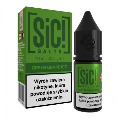 E-liquide SIC! Salt 10ml - Green Grape 20mg