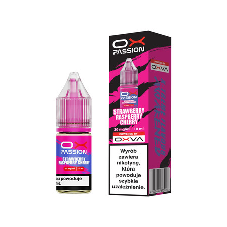 E-liquid OX Passion 10ml - Strawberry Raspberry Cherry 20mg