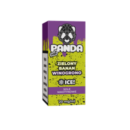 E-liquide Panda Double Salt 10ml - Zielony Banan Winogrono 20mg