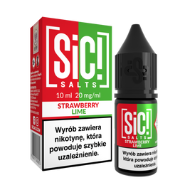 E-liquide SIC! Salt 10ml - Strawberry Lime 20mg