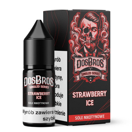 E-liquid DosBros Salt 10ml - Strawberry Ice 20mg