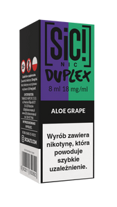 Жидкость SIC! NIC 8ml - Aloe Grape 18mg