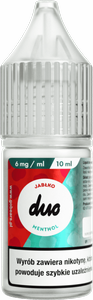 E-liquide DUO 10ml - Jabłko Menthol 6mg