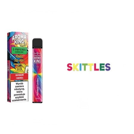 Jednorazová e-cigareta AROMA King Rainbow Candy 20mg