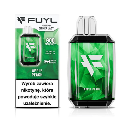 Jednorazová e-cigareta FUYL Apple Peach 20mg