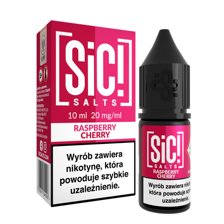E-liquid SIC! Salt 10ml - Raspberry Cherry 20mg