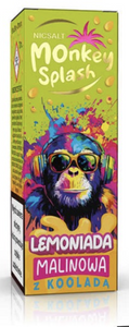 E-liquide Monkey Splash Salt 10ml - Lemoniada malinowa Koolada 20mg