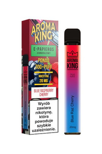 Jednorazová e-cigareta AROMA King Blue Razz Cherry 20mg