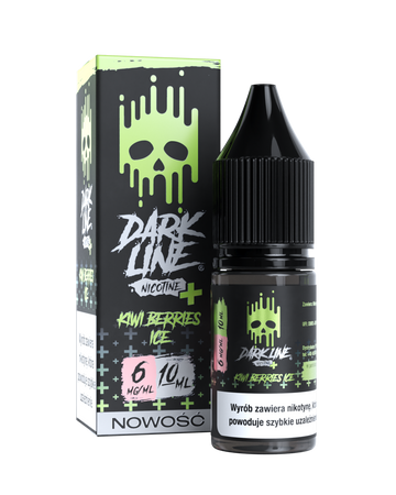 E-liquid Dark Line Nicotine+ 10ml - Kiwi Berries Ice 06mg