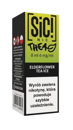 E-Liquide SIC! NIC 8ml - Elderflower Tea Ice 6mg