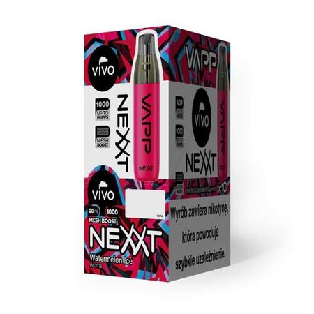 Disposable E-Cigarette VIVO VAPP NEXXT Watermelon Ice 20mg