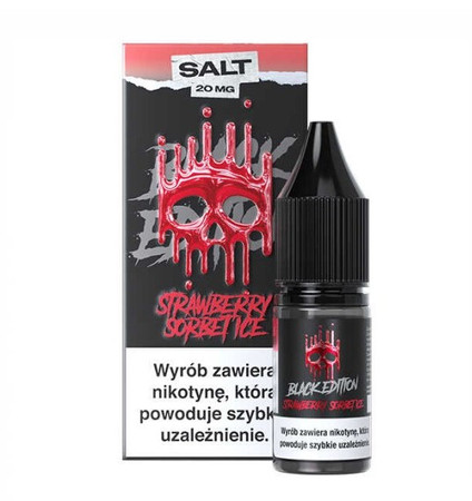 Lichid Dark Line Black Edition Salt 10ml - Strawberry Sorbet Ice 20mg