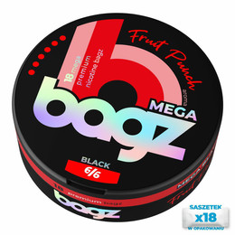 Nikotinbeutel BAGZ Fruit Punch 6/6 BLACK MEGA