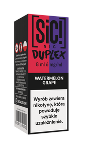 E-Liquid SIC! NIC 8ml - Watermelon Grape 6mg