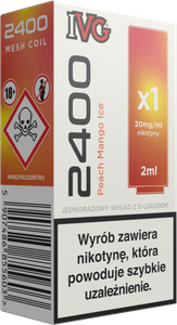 Cartridge IVG 2400 - Peach Mango Ice 20mg 2ml