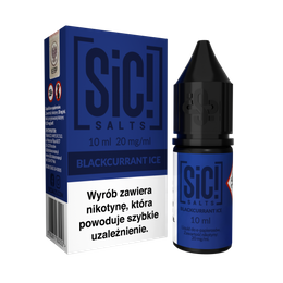 Liquid SIC! Salt 10ml - Blackcurrant Ice 20mg