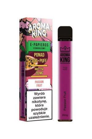 Disposable E-Cigarette AROMA King Passionfruit Ice 20mg