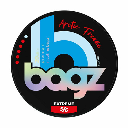 Nicotine sachets BAGZ Arctic Freeze 5/6 EXTREME