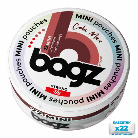 Nikotinové sáčky BAGZ Cola Max 3/6 STRONG MINI