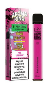 Jednorazová e-cigareta AROMA King Pink Lemonade 20mg